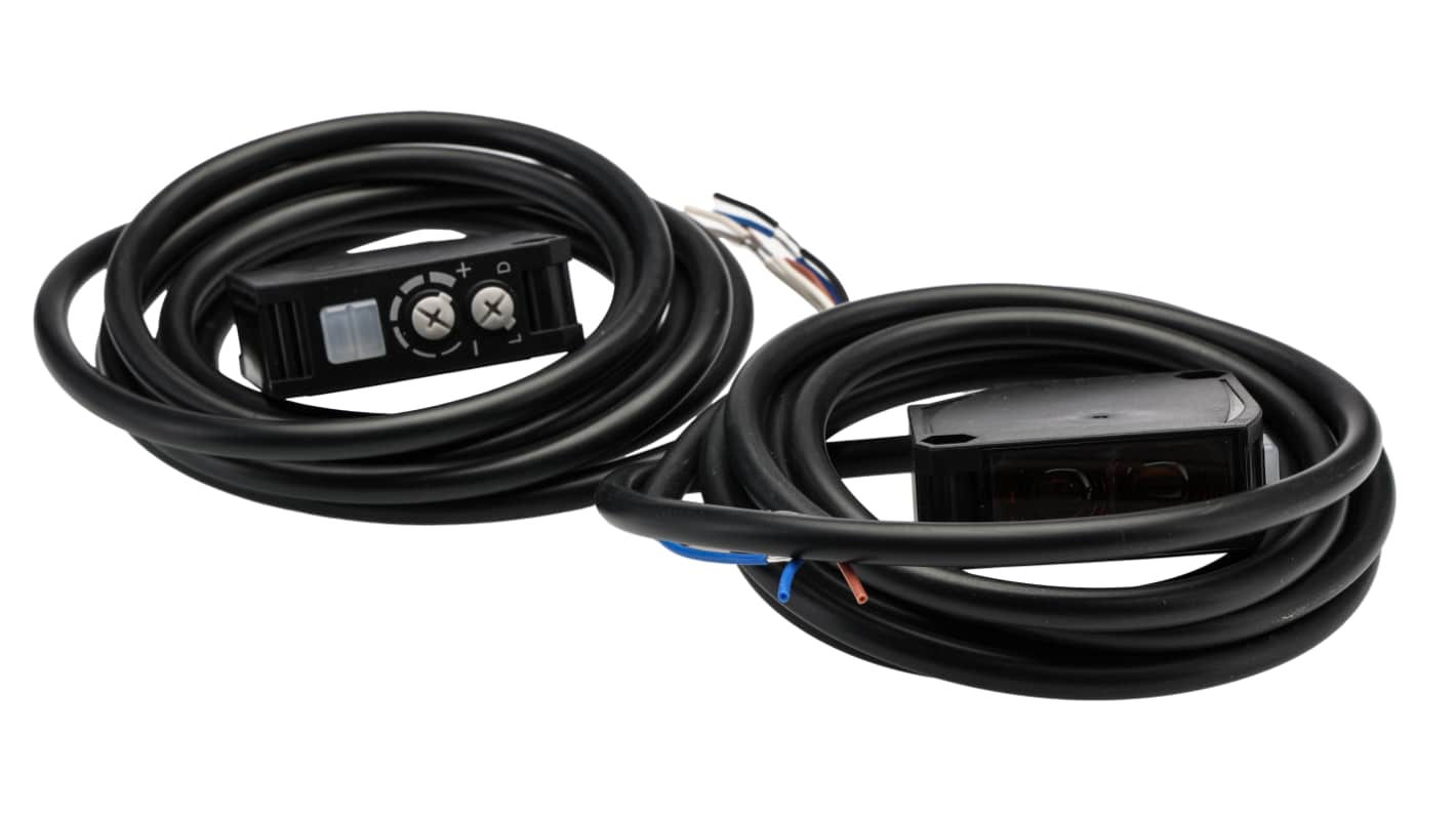Rs-Online Sensore fotoelettrico Rettangolare Omron a fascio diretto rilevamento 40 m uscita Relè