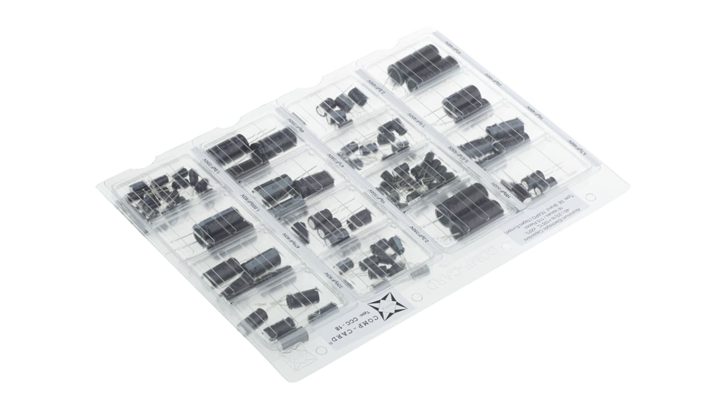 Nova, Through Hole Aluminium Capacitor Kit 115 pieces