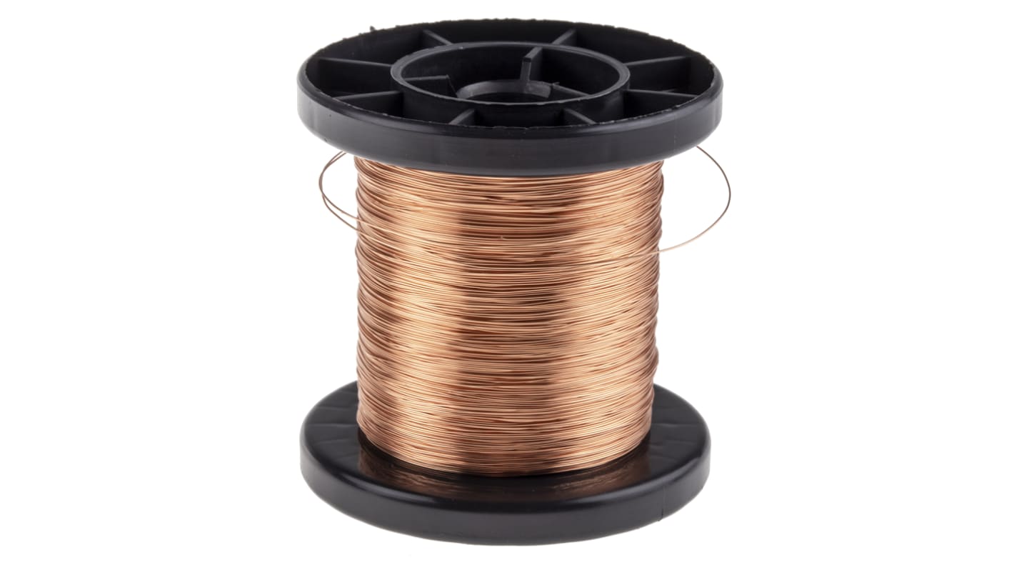 Block 0.22mm Enamelled Copper Wire, 31 AWG 215m Reel
