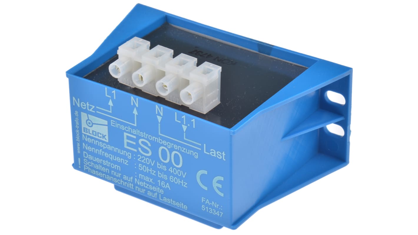 Block 浪涌保护器, 220V 交流输入, 16A输出