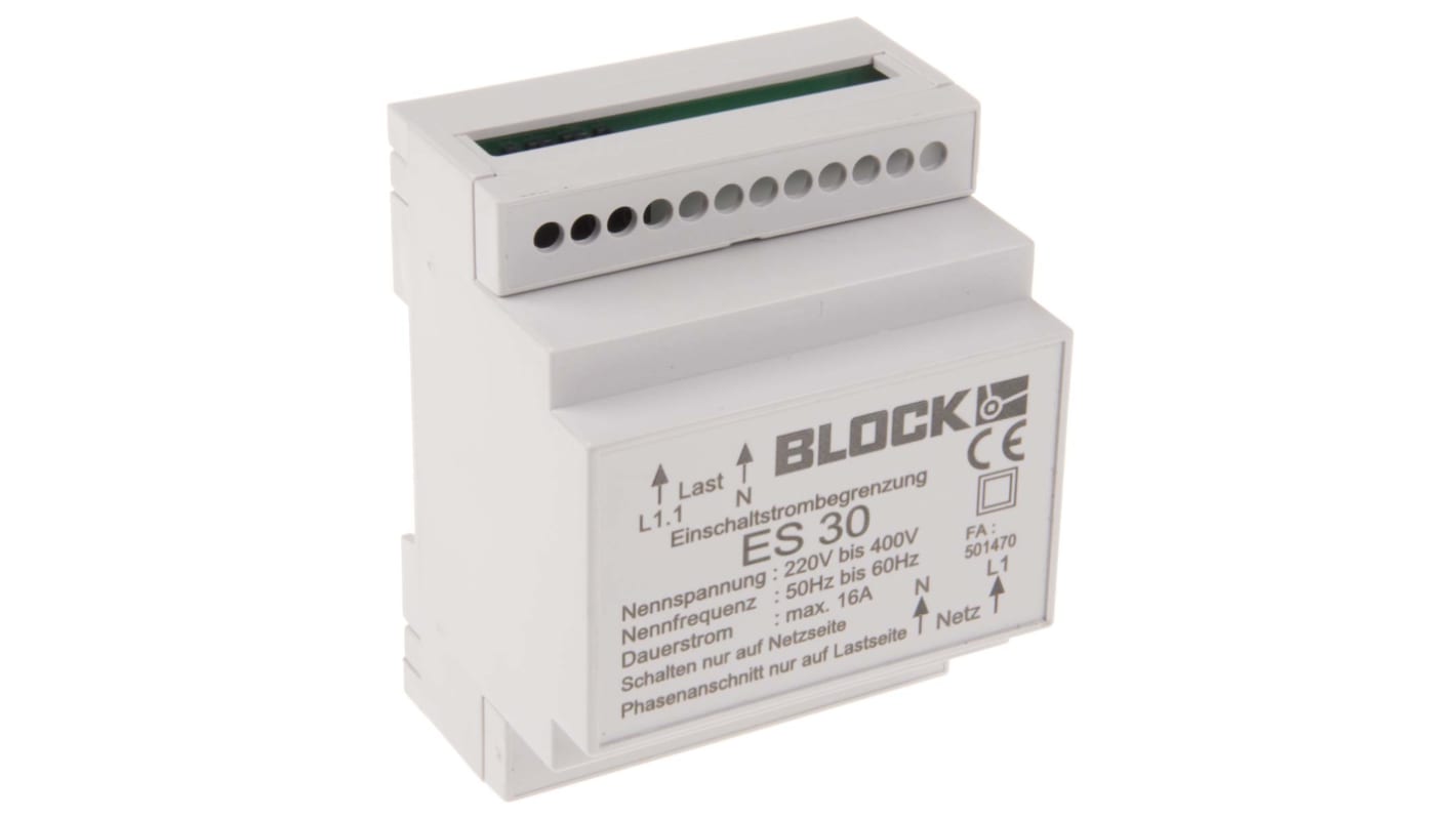 Block Power Conditioner 16A, DIN Rail Mount