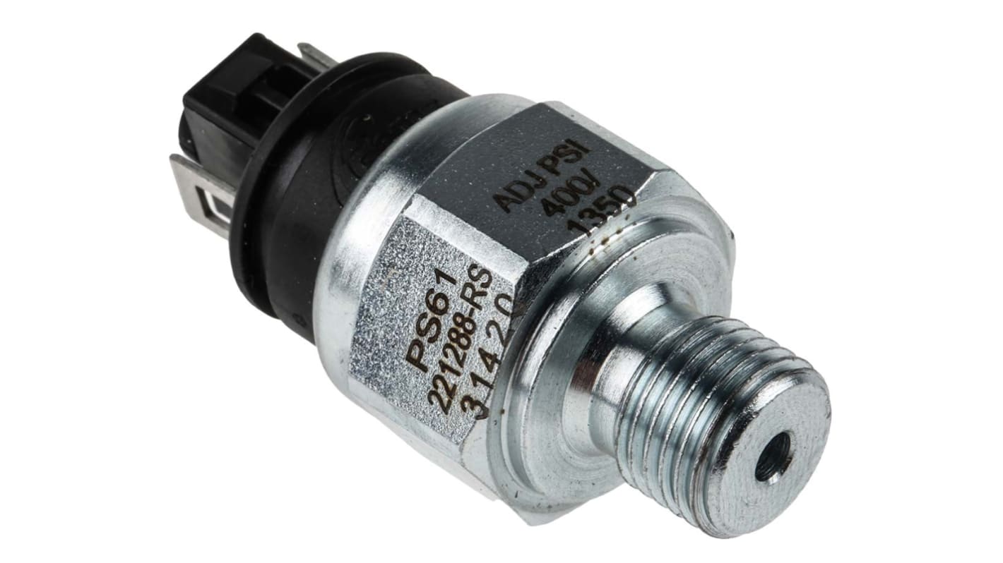 Pressostato Gems Sensors, 1100psi max, uscita SPST-NA
