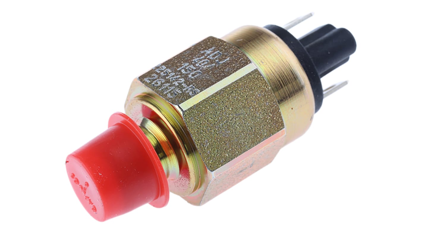 Gems Sensors Pressure Switch, 40psi Min, 150psi Max, SPST-NC Output