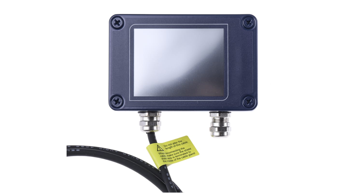 Calex CIRSPMMA21CTCRTMSD mA Output Signal Touch Screen Display Infrared Temperature Sensor, 1m Cable, -20°C to +1000°C