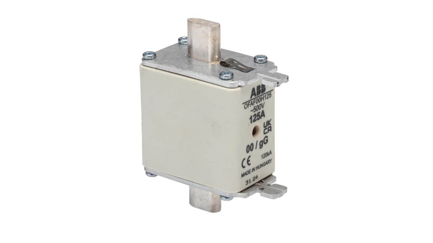 ABB 125A Centred Tag Fuse, NH00, 500V
