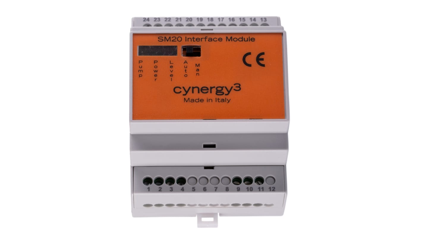 Sensata Cynergy3 SM20 Series Level Controller - DIN Rail Mount, 214 → 415 V ac 3