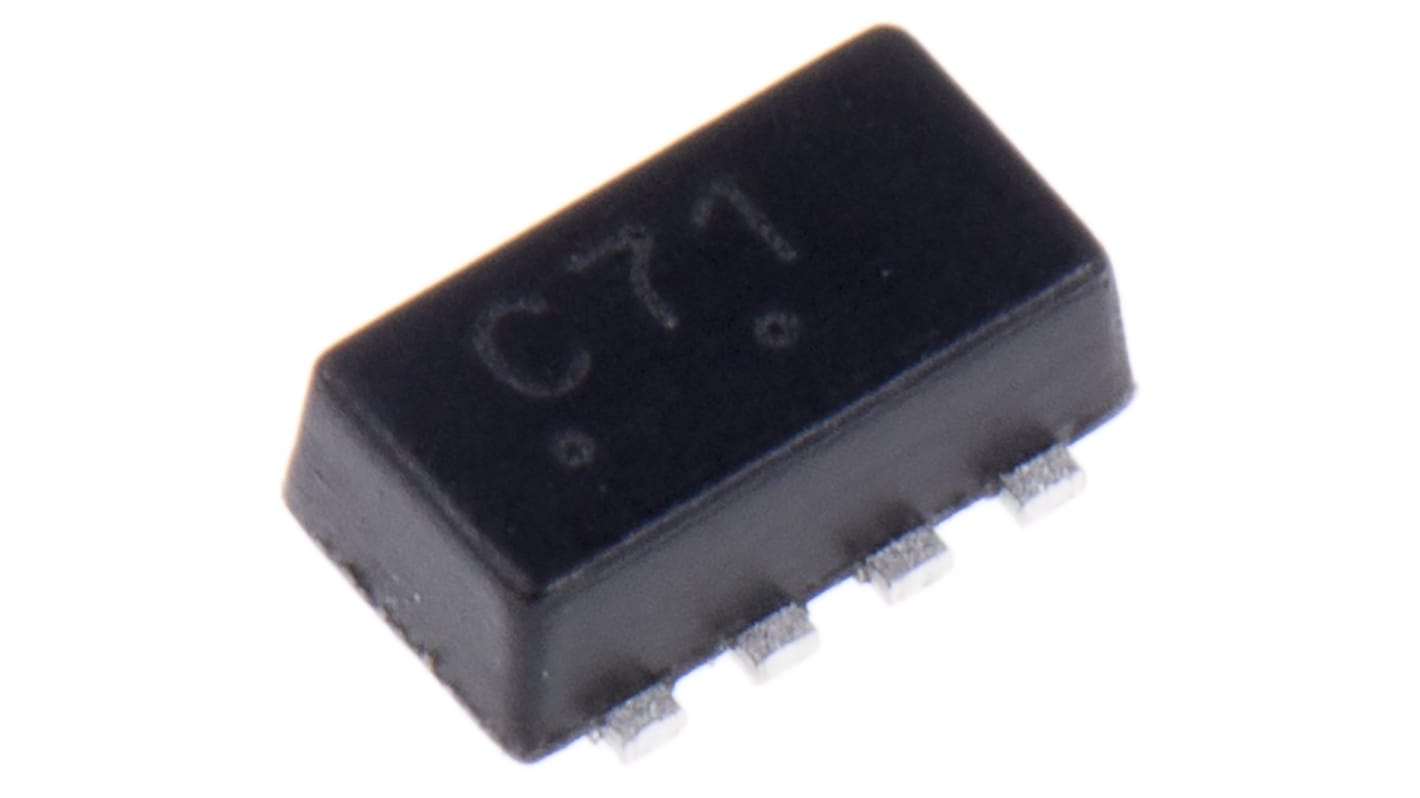 onsemi NTHD4102PT1G P-Kanal Dual, SMD MOSFET 20 V / 4,1 A 2,1 W, 8-Pin ChipFET