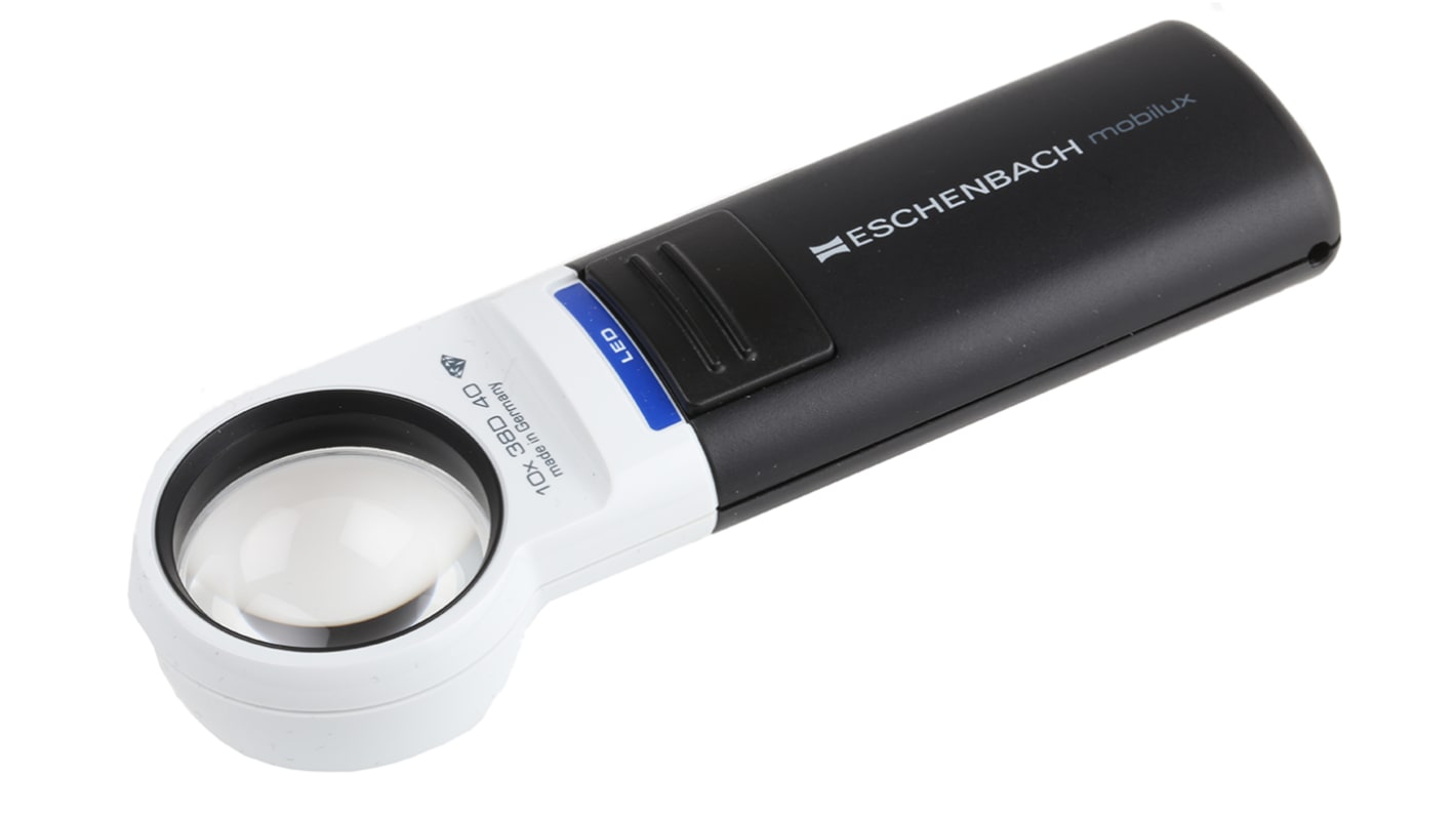 Eschenbach Illuminated Magnifier, 10X x Magnification, 35mm Diameter