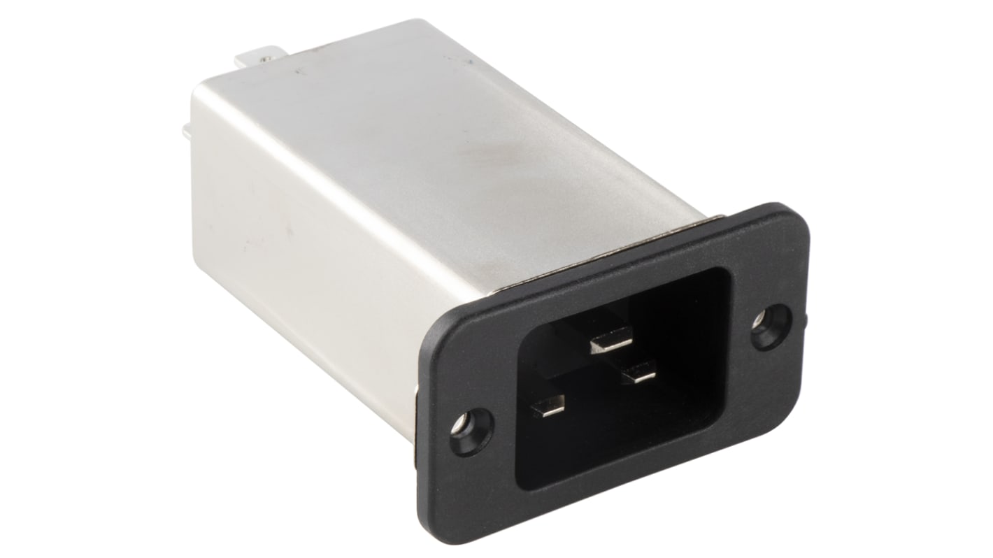 EPCOS IECインレット, 16A 250 V ac/dc パネルマウント