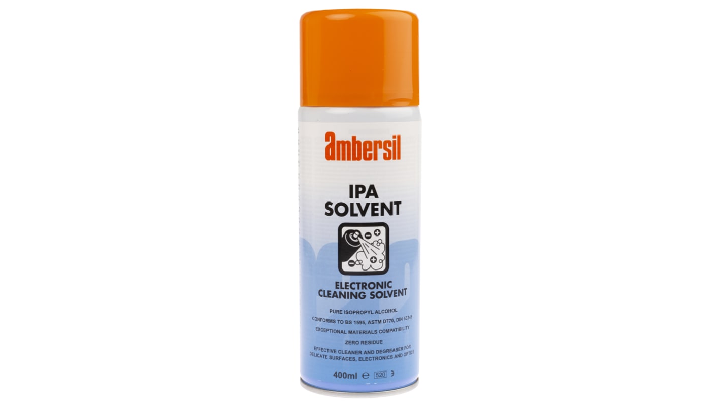 Ambersil IPA Solvent Isopropyl Alcohol 400 ml Aerosol