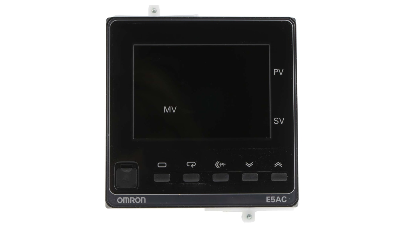 Omron E5AC Panel Mount PID Temperature Controller, 96 x 96mm, 1 Output Linear, Analogue, 4-20 mA, 100 → 240 V ac Supply