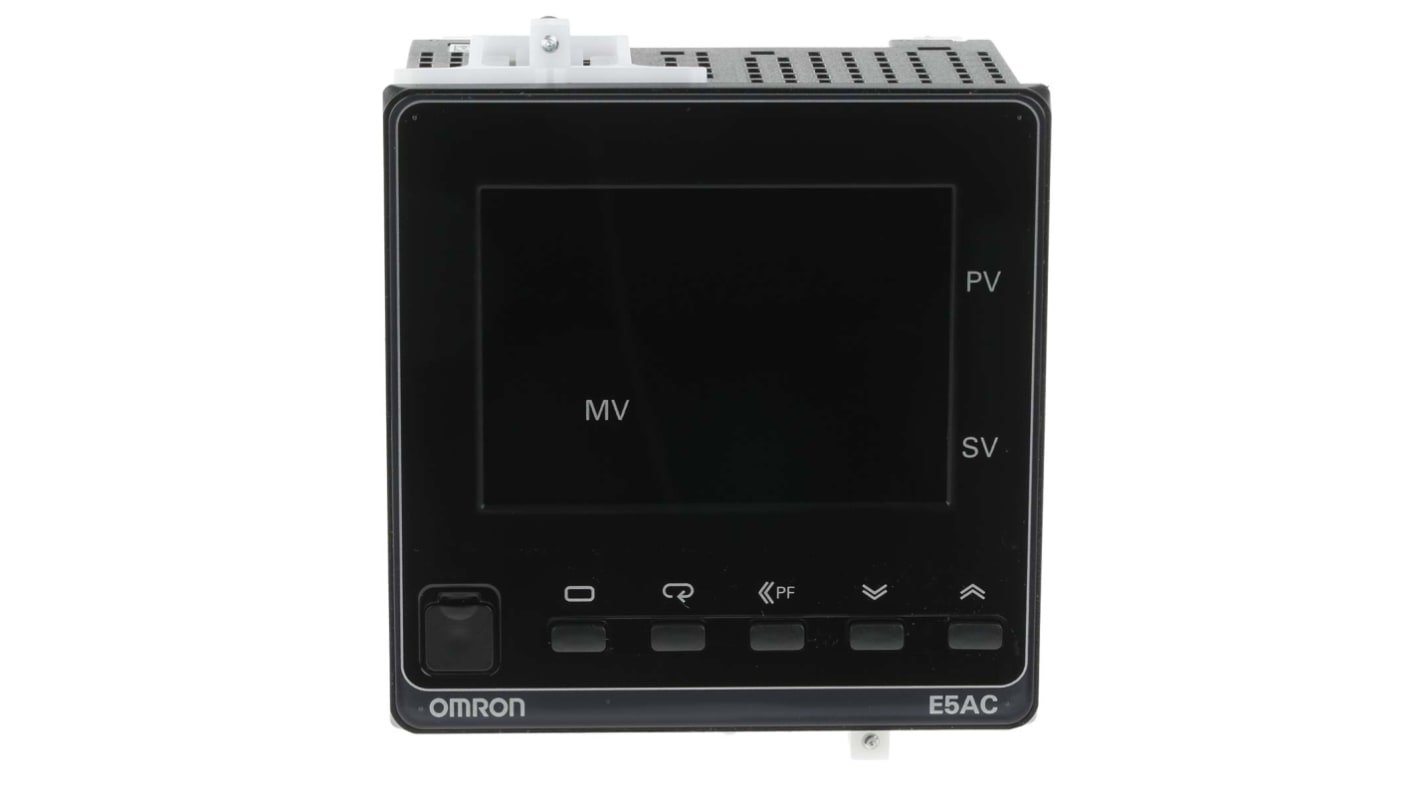 Rs-Online Termoregolatori PID Omron E5AC 100 → 240 V c.a. 96 x 96mm 1 uscita Relè
