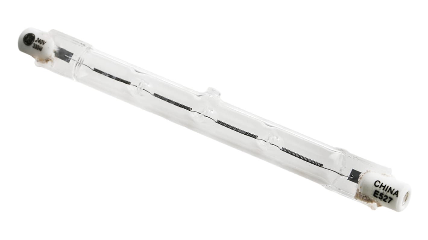 GE 330 W Linear Halogen Lamp R7s, 240 V, 8mm