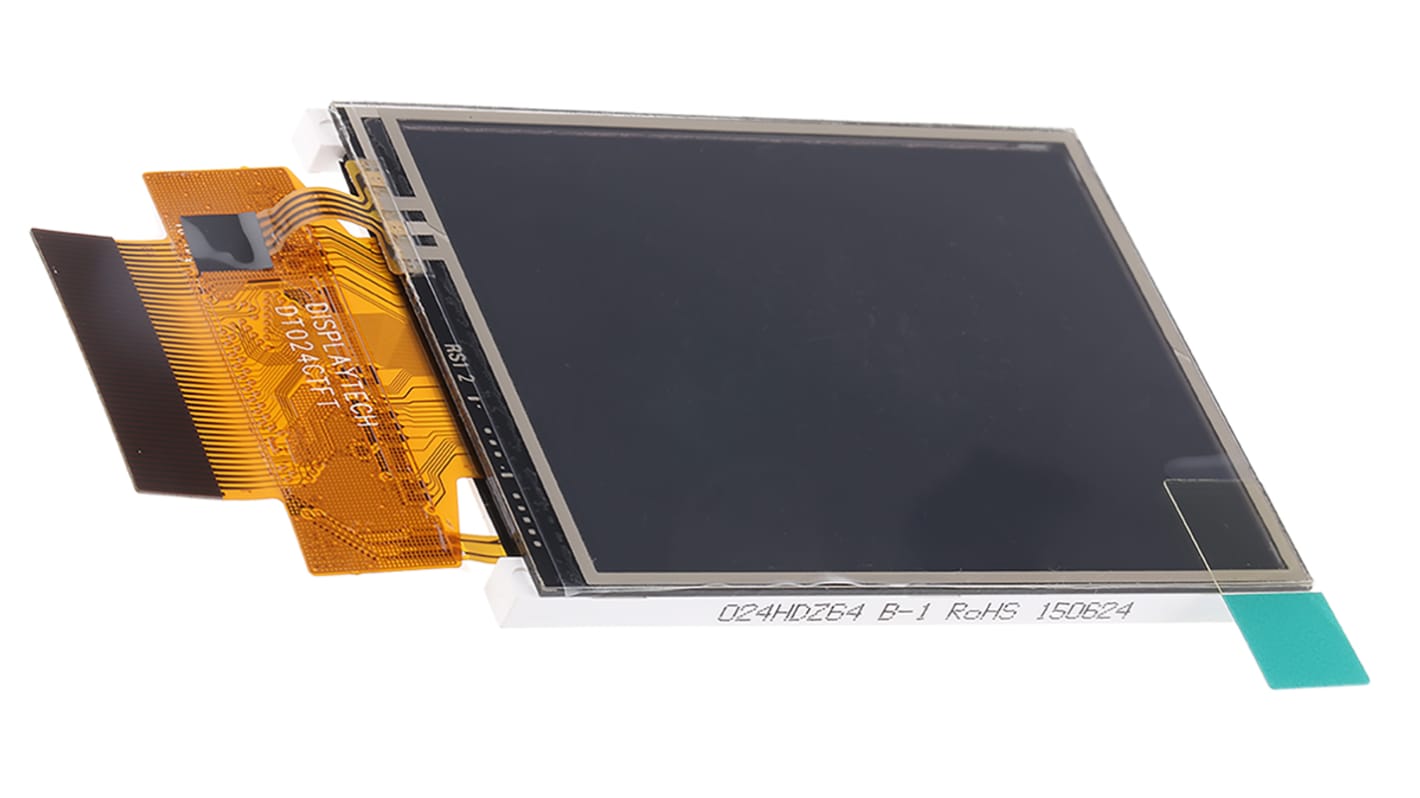 Displaytech DT024CTFT-TS TFT LCD Colour Display / Touch Screen, 2.4in QVGA, 240 x 320pixels