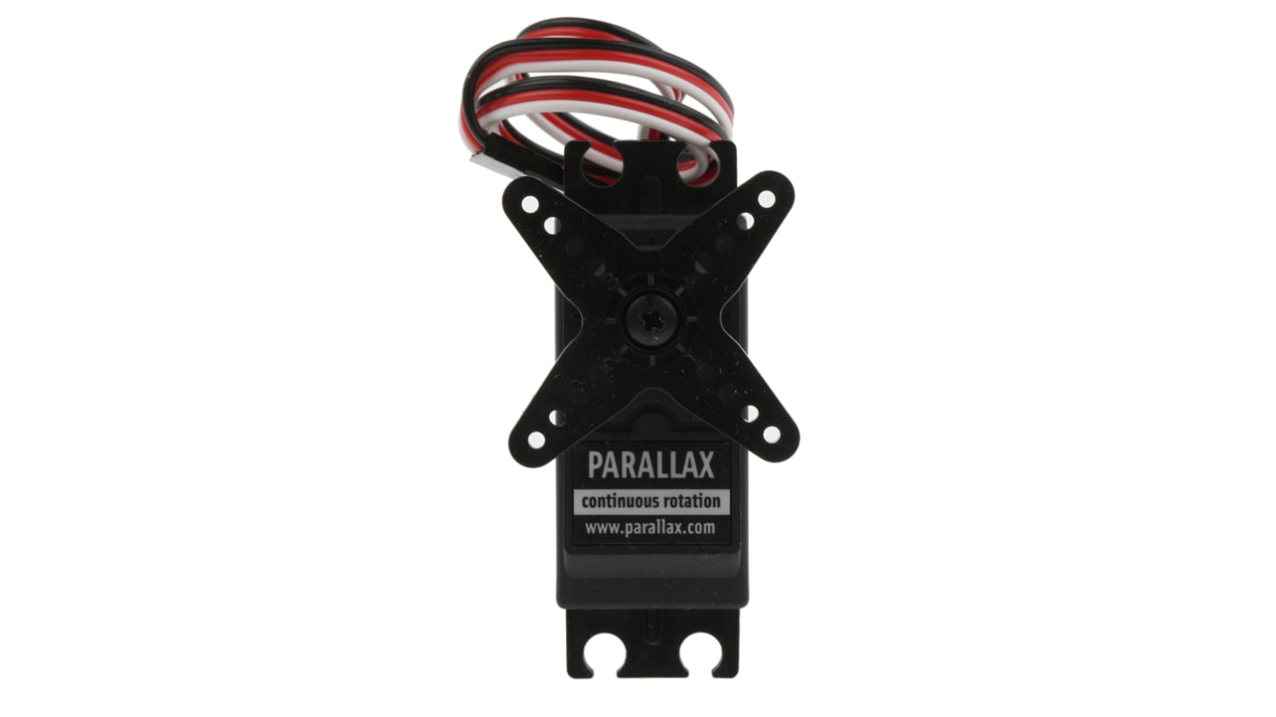 Parallax Inc Servomotor, 27 Ncm, 4 → 6 V, 50 U/min, B. 55.8mm, T. 19mm, L. 406mm