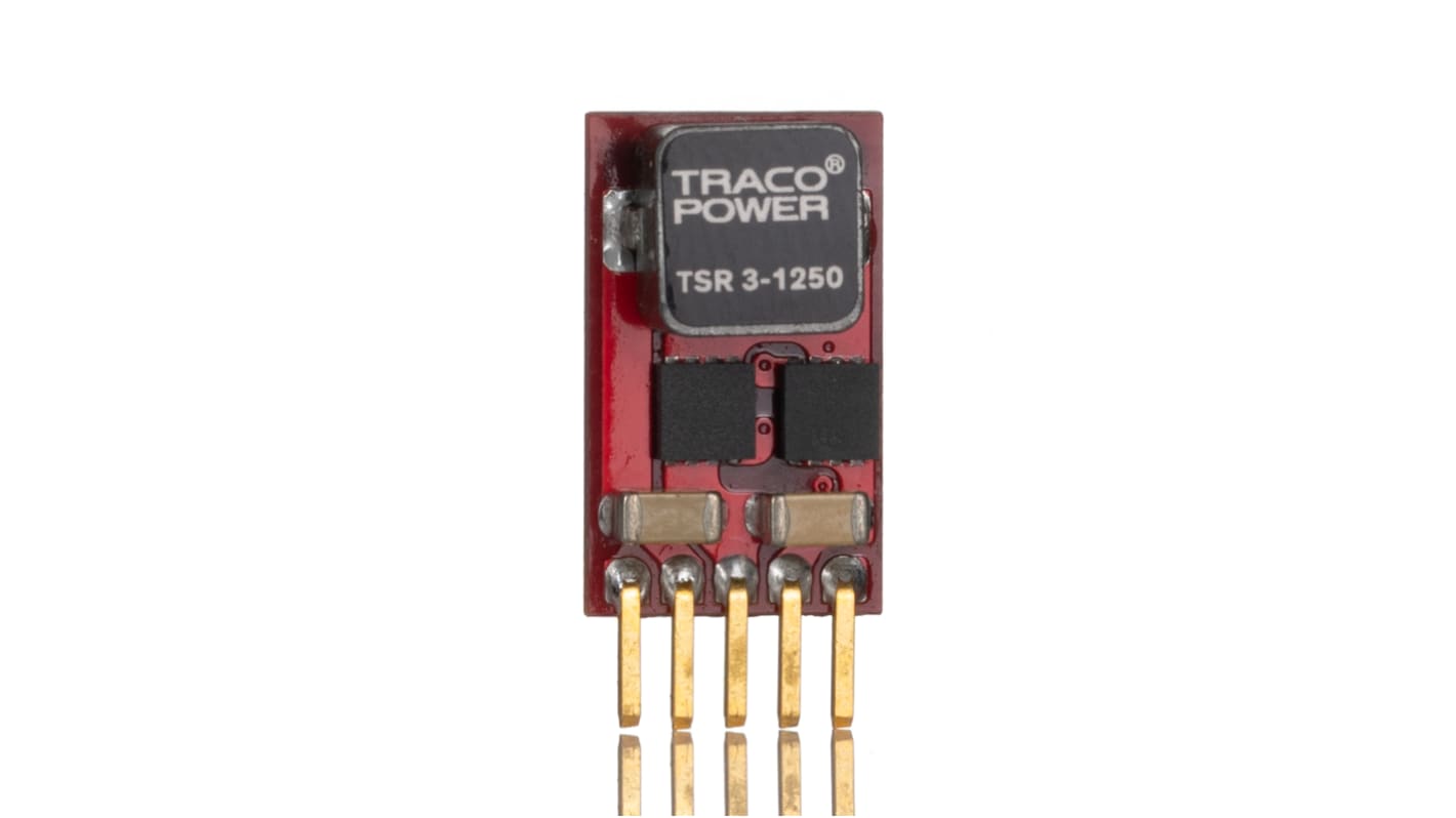 Regolatore switching TRACOPOWER, ingresso 4.5 → 14V cc, uscita 0.6 → 6V cc, 3A