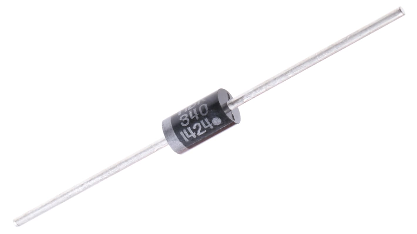 onsemi 40V 3A, Schottky Diode, 2-Pin DO-201 MBR340G