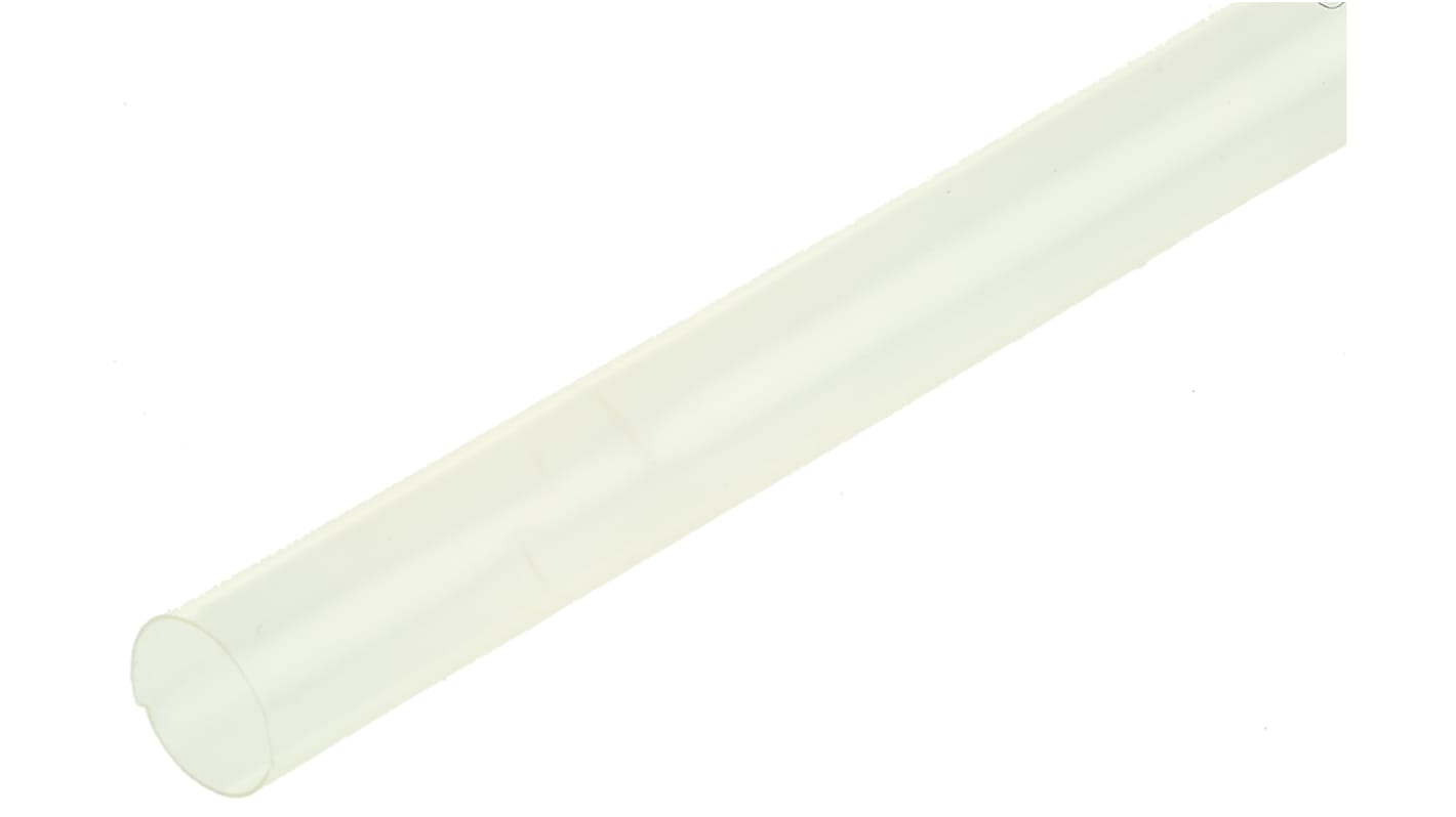 TE Connectivity Heat Shrink Tubing, Clear 6.4mm Sleeve Dia. x 1.219m Length 2:1 Ratio, RW-175 Series