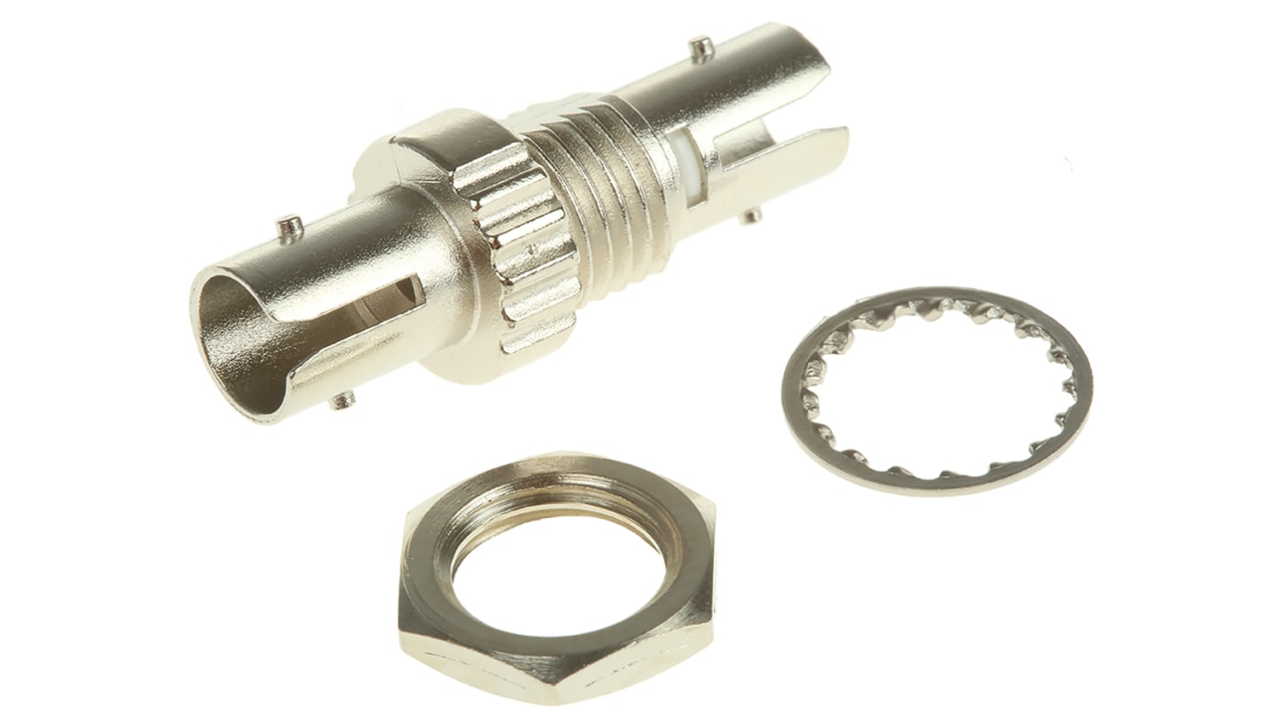 TE Connectivity KIT,COUPLING RECEPT,2.5BAY,SM (502750-1) ST Single Mode Duplex Fibre Optic Adapter