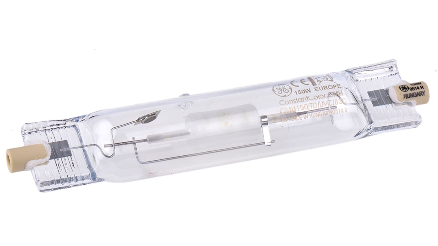 GE Halogen-Metalldampflampe 150 W RX7s-24 Doppelseitig CMH Horizontal Geschlossen 3000K 14500 lm Klar