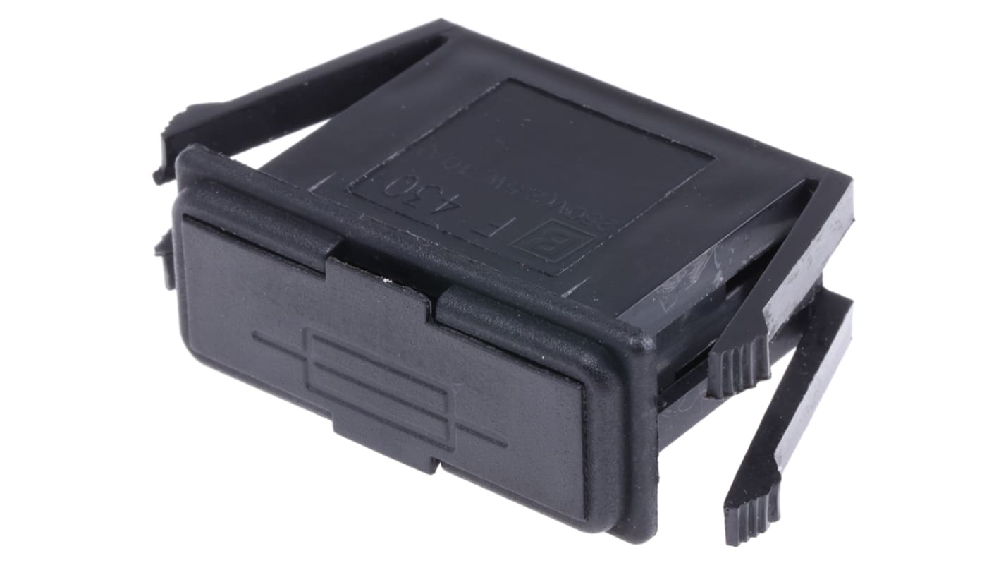 Bulgin 10A Panel Mount Fuse Holder for 5 x 20mm Fuse, 1P, 250V