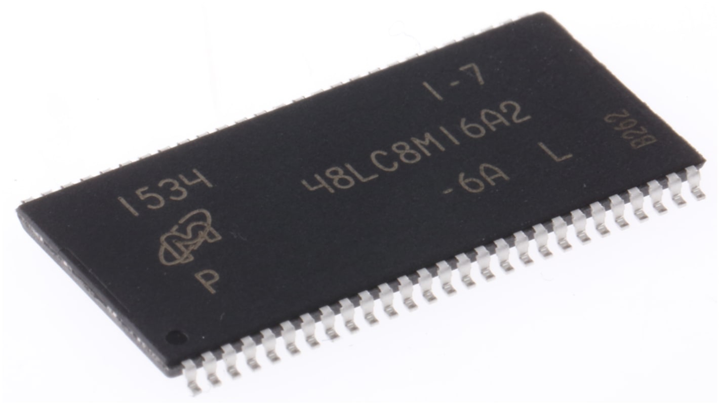 SDRAM MT48LC8M16A2P-6A :L, 128MB, 167MHZ, Montaje superficial, TSOP, 54 pines SDR