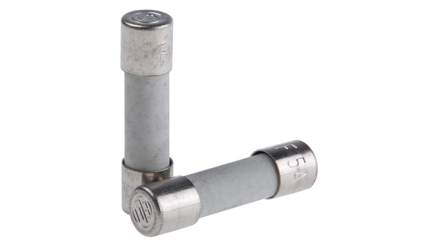 SIBA 5A F Ceramic Cartridge Fuse, 5 x 20mm
