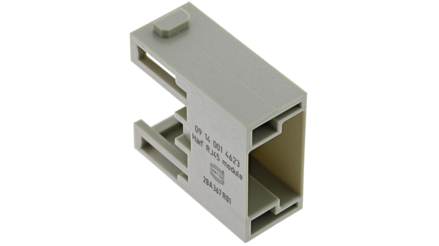 Harting RJ45 Male Insert for use with Patch Cables and RJ-I