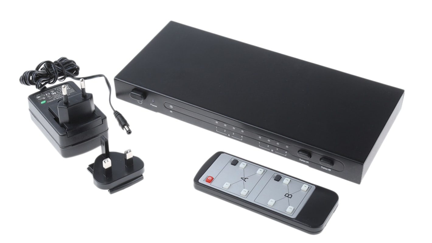 NewLink 4 Input 2 Output HDMI Matrix Switch 1920 x 1080