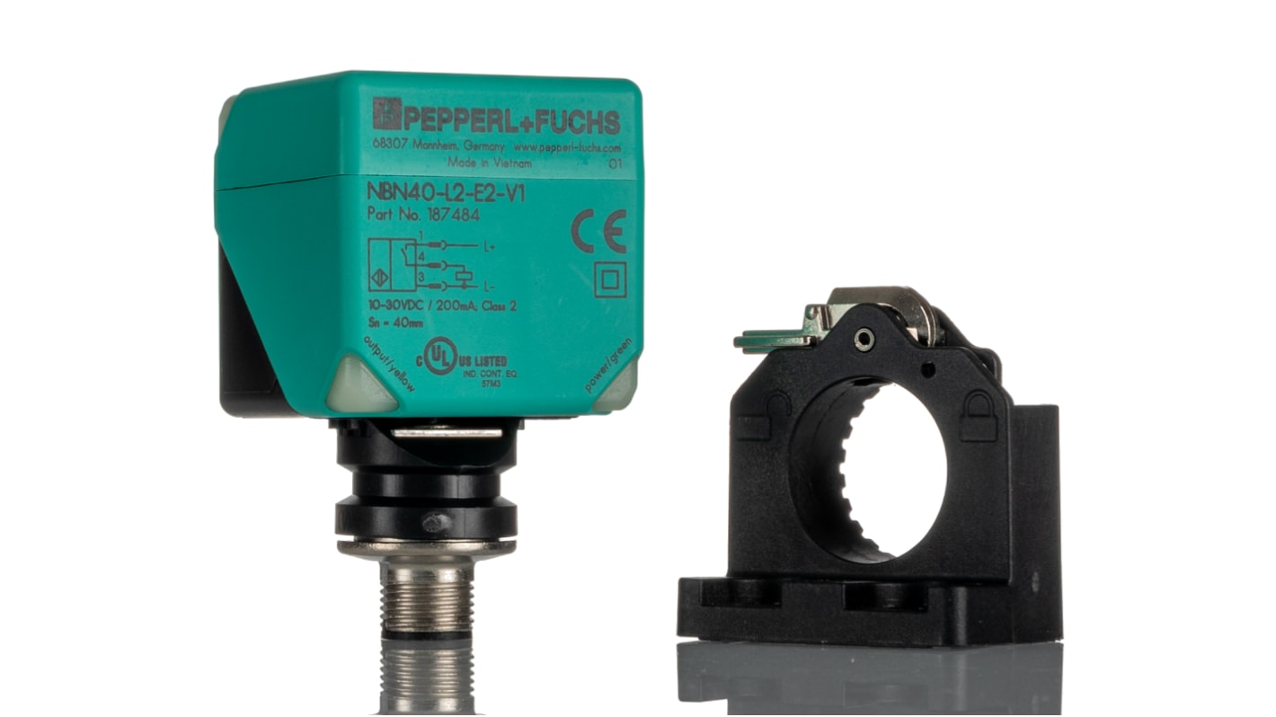 Rs-Online Sensore di prossimità a parallelepipedo Pepperl + Fuchs M12 rilevamento 40 mm 10 → 30 V c.c