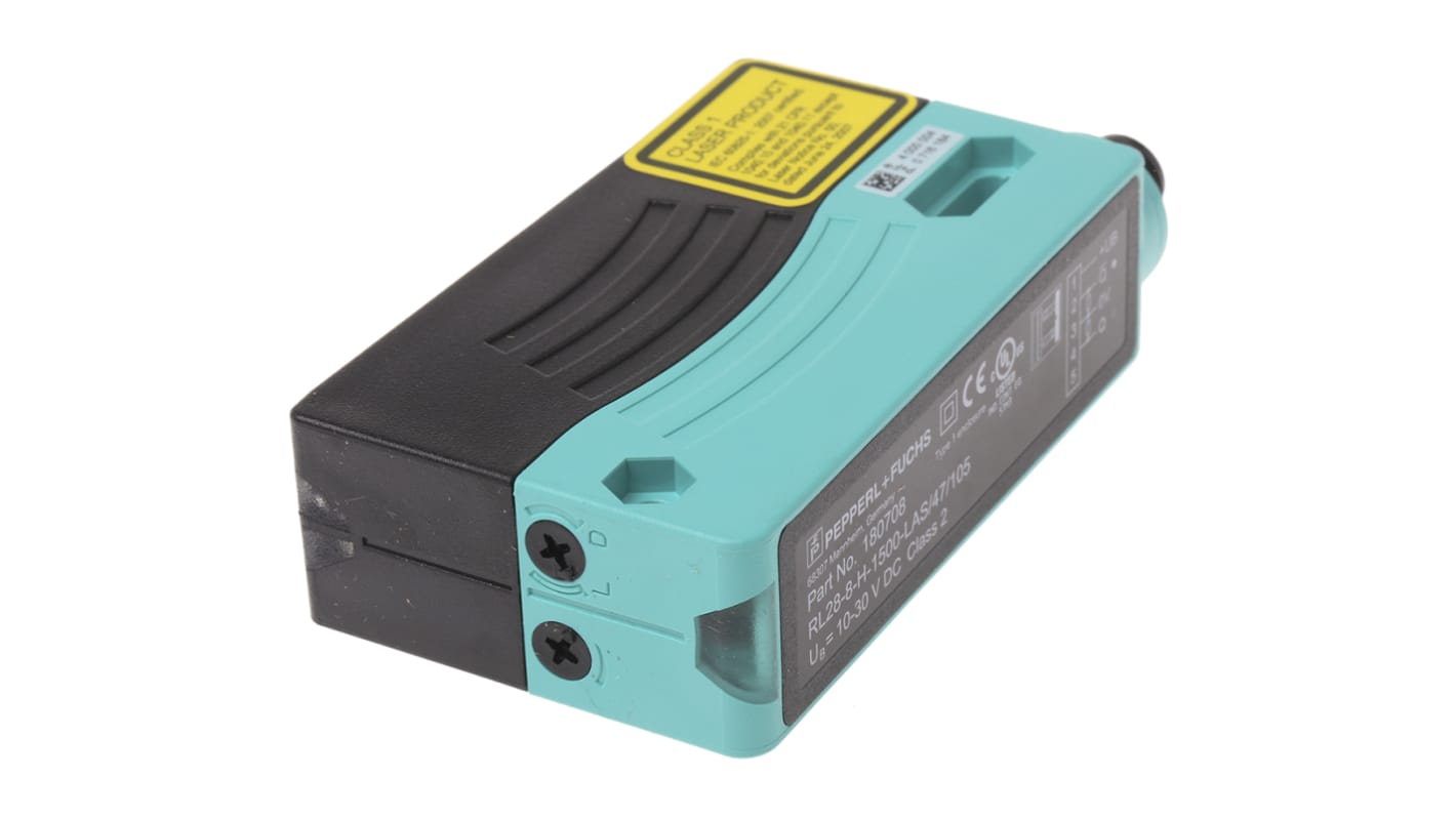 Rs-Online Sensore fotoelettrico Rettangolare Pepperl + Fuchs a soppressione di sfondo rilevamento 50 mm → 1 5 m. uscita