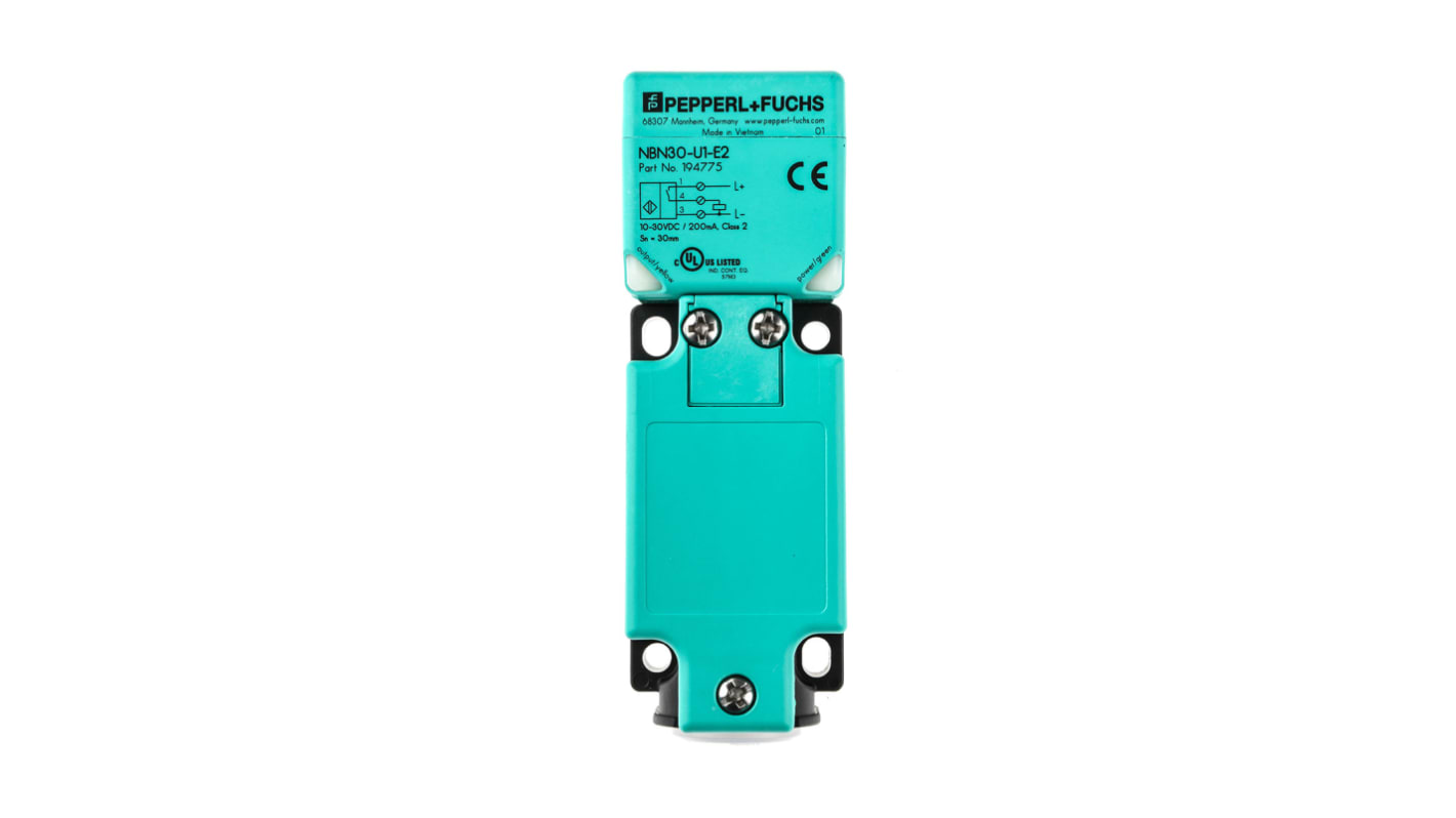 Rs-Online Sensore di prossimità a parallelepipedo Pepperl + Fuchs rilevamento 30 mm 10 → 30 V c.c