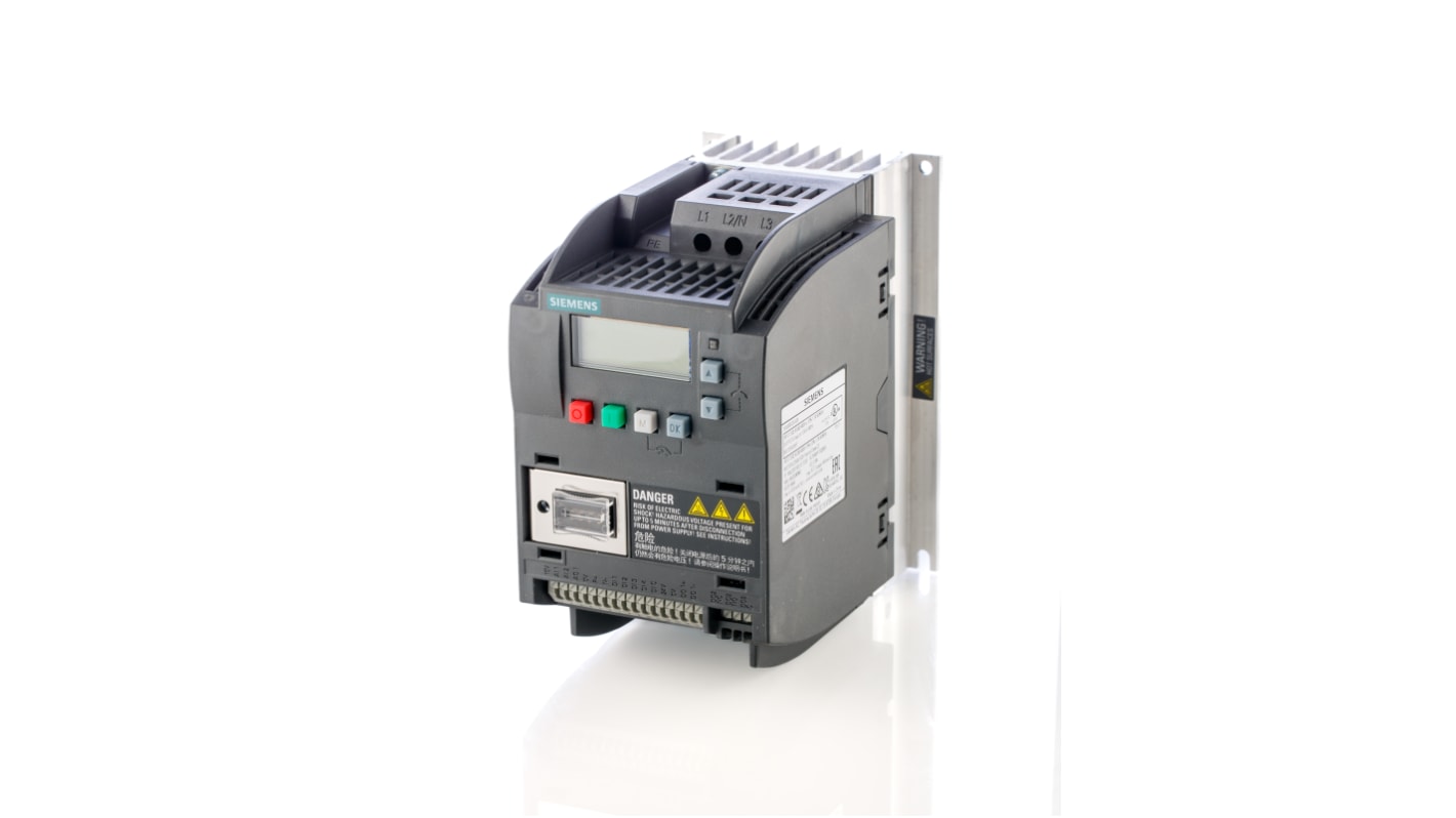 Rs-Online Inverter Siemens 0 37 kW 400 V c.a. 3 fasi 0 → 550Hz