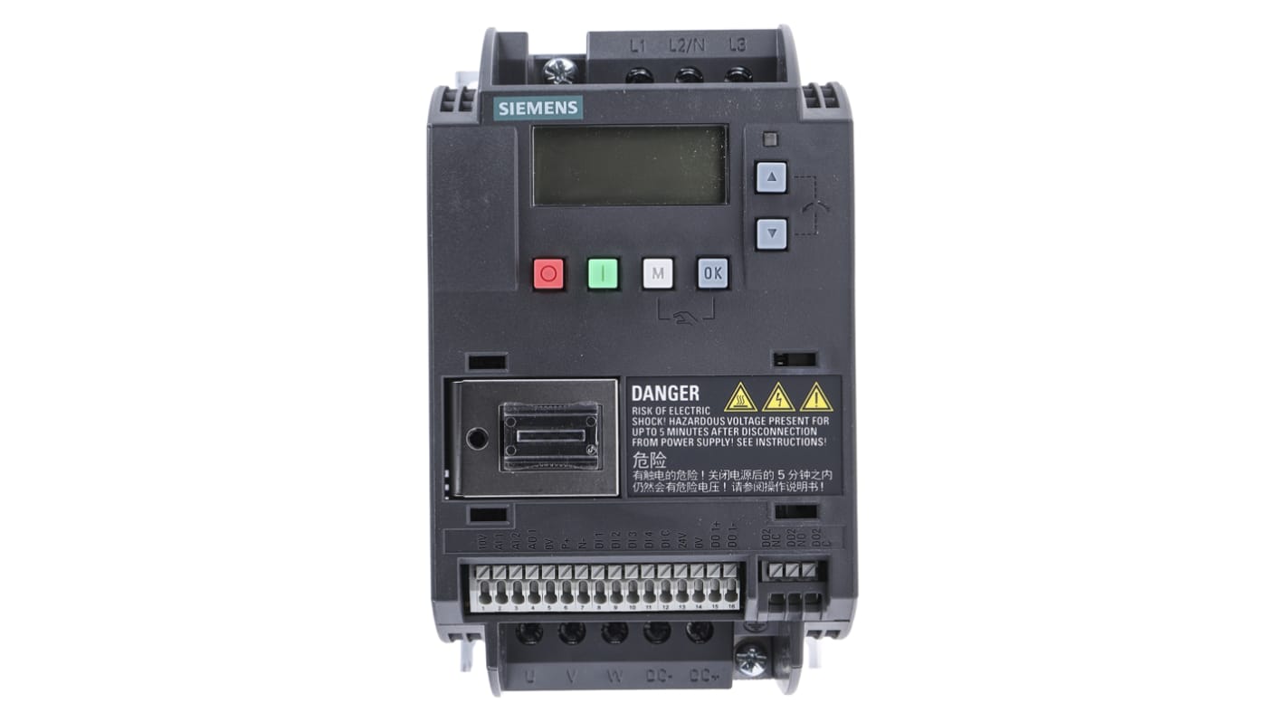 Rs-Online Inverter Siemens 0 75 W 400 V c.a. 3 fasi 0 → 550Hz