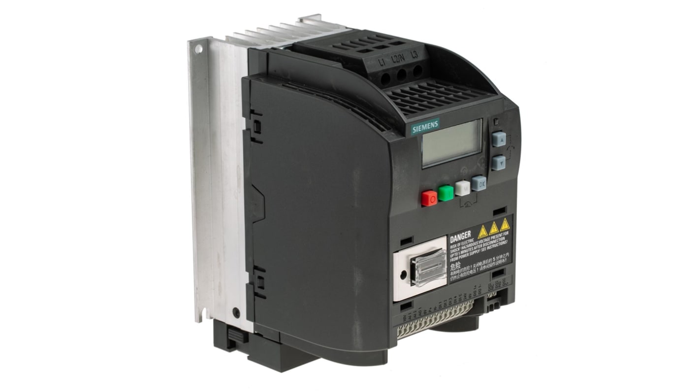 Inverter Siemens, 2,2 kW, 400 V c.a., 3 fasi, 0 → 550Hz