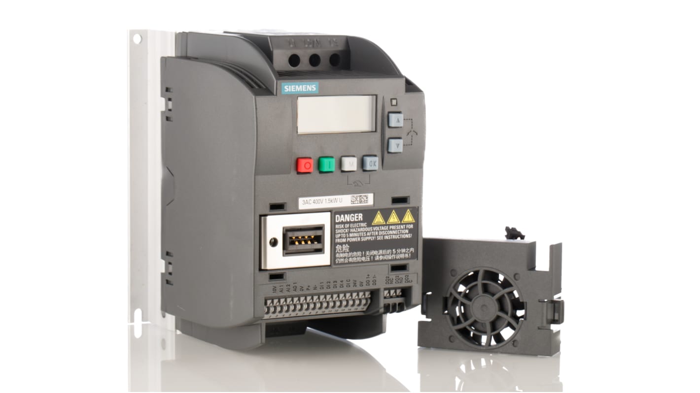 Rs-Online Inverter Siemens 1 5 kW 400 V c.a. 3 fasi 0 → 550Hz