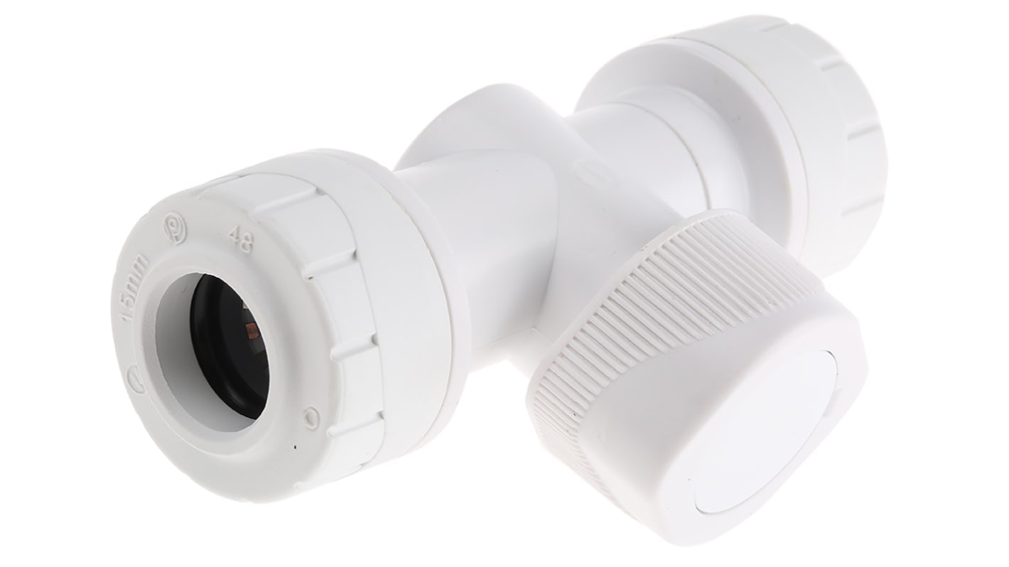Polyplumb Plastic, Ball Valve, 15mm