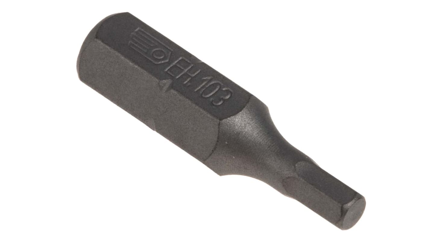 Facom Hexagon Screwdriver Bit, 3 mm Tip