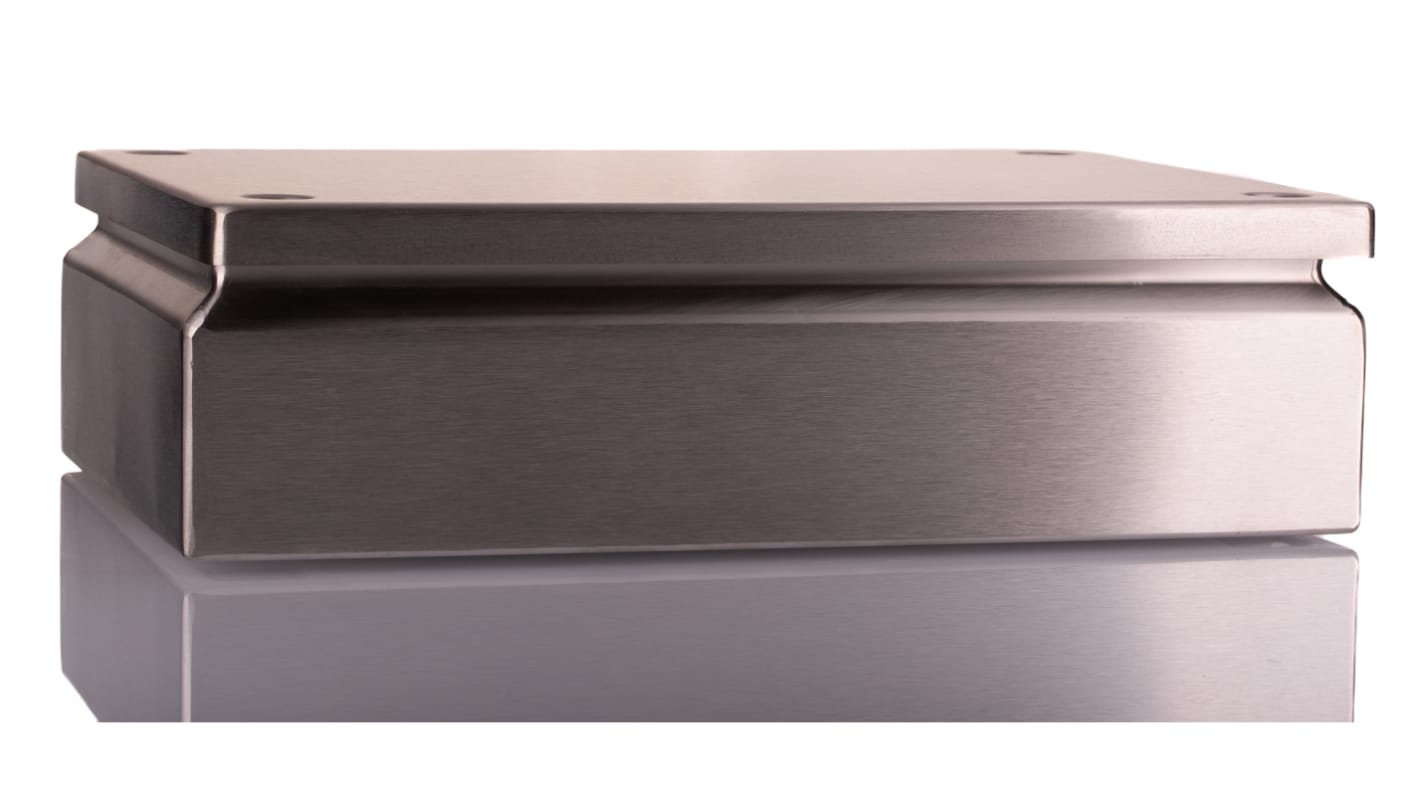 Rittal 接线盒, 不锈钢主体, 银色, IP66, 300 mm高x200 mm宽x80mm深, KL系列
