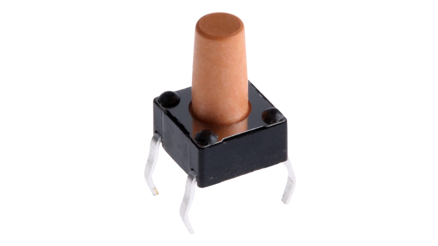 Wurth Elektronik Pink Tactile Switch, SPST 50 mA @ 12 V dc 6.1mm Through Hole