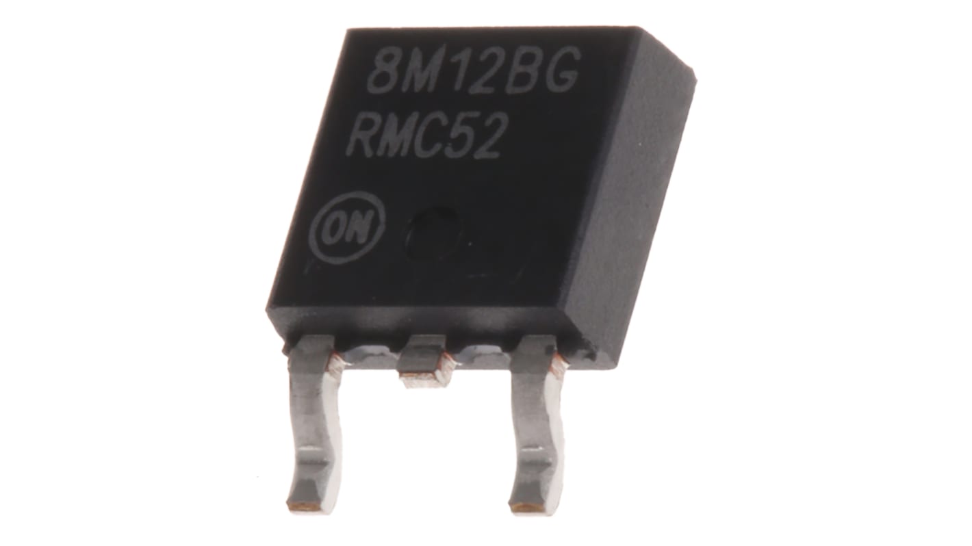 onsemi 线性稳压芯片, 12 V输出, 700mA最大输出, 单路输出, DPAK, 贴片, 3针