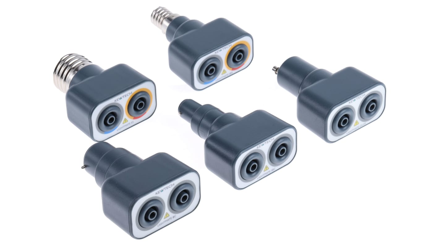 Kewtech Corporation Lightmate Kit Adaptor, For Use With Light Fittings