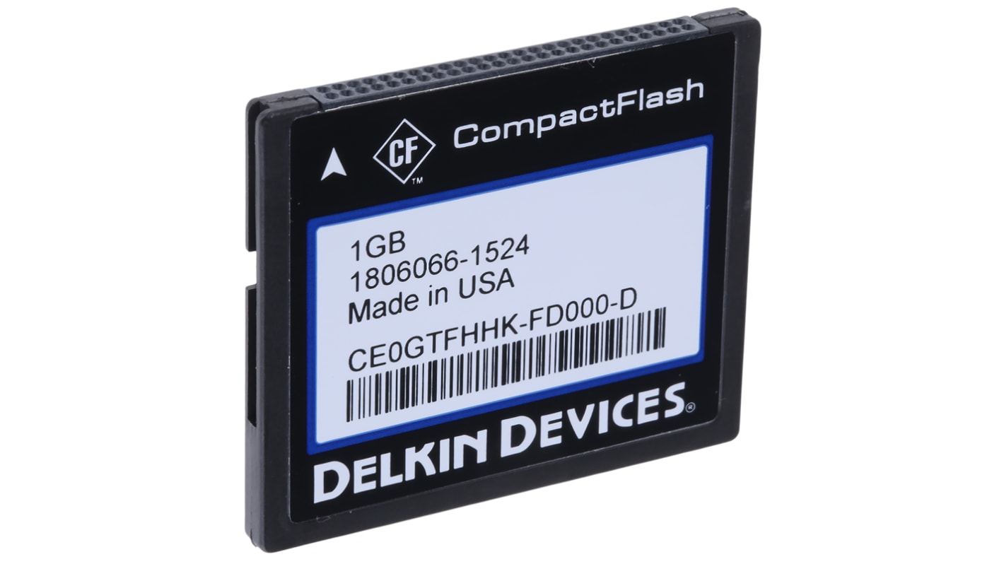 Tarjeta de Memoria Flash Delkin Devices CompactFlash, 1 GB Sí SLC