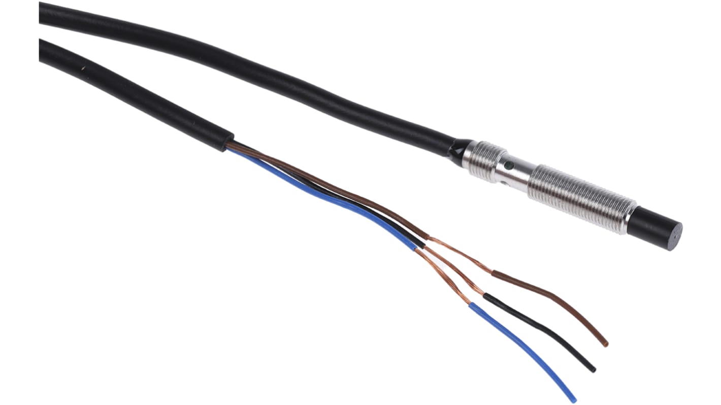 Rs-Online Sensore di prossimità Cilindro filettato Omron M5 rilevamento 3 mm 10 → 30 V c.c