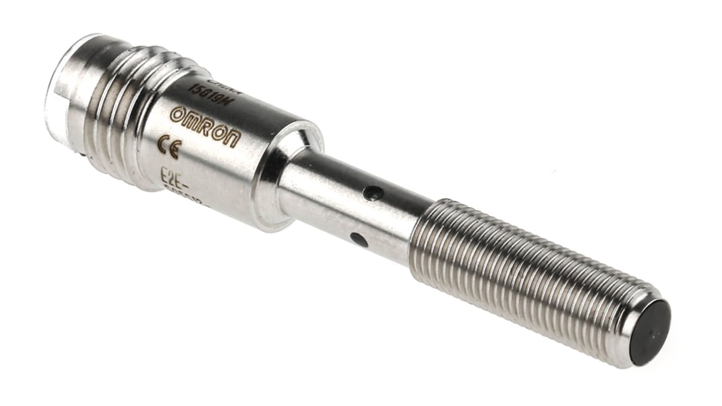 Rs-Online Sensore di prossimità Cilindro filettato Omron M5 rilevamento 1 2 mm 10 → 30 V c.c