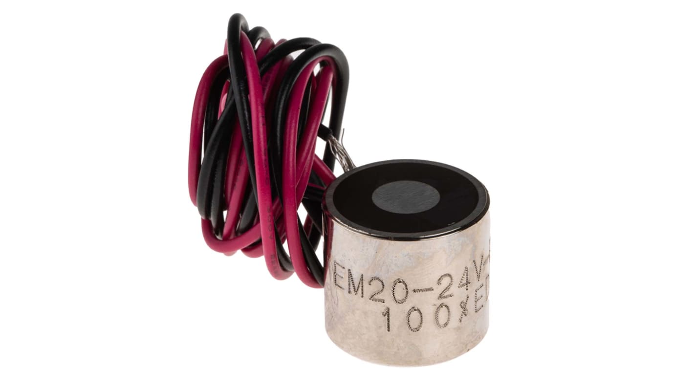 Zwora elektromagnetyczna 24V dc 53N średnica 20mm DC wysokość 18mm