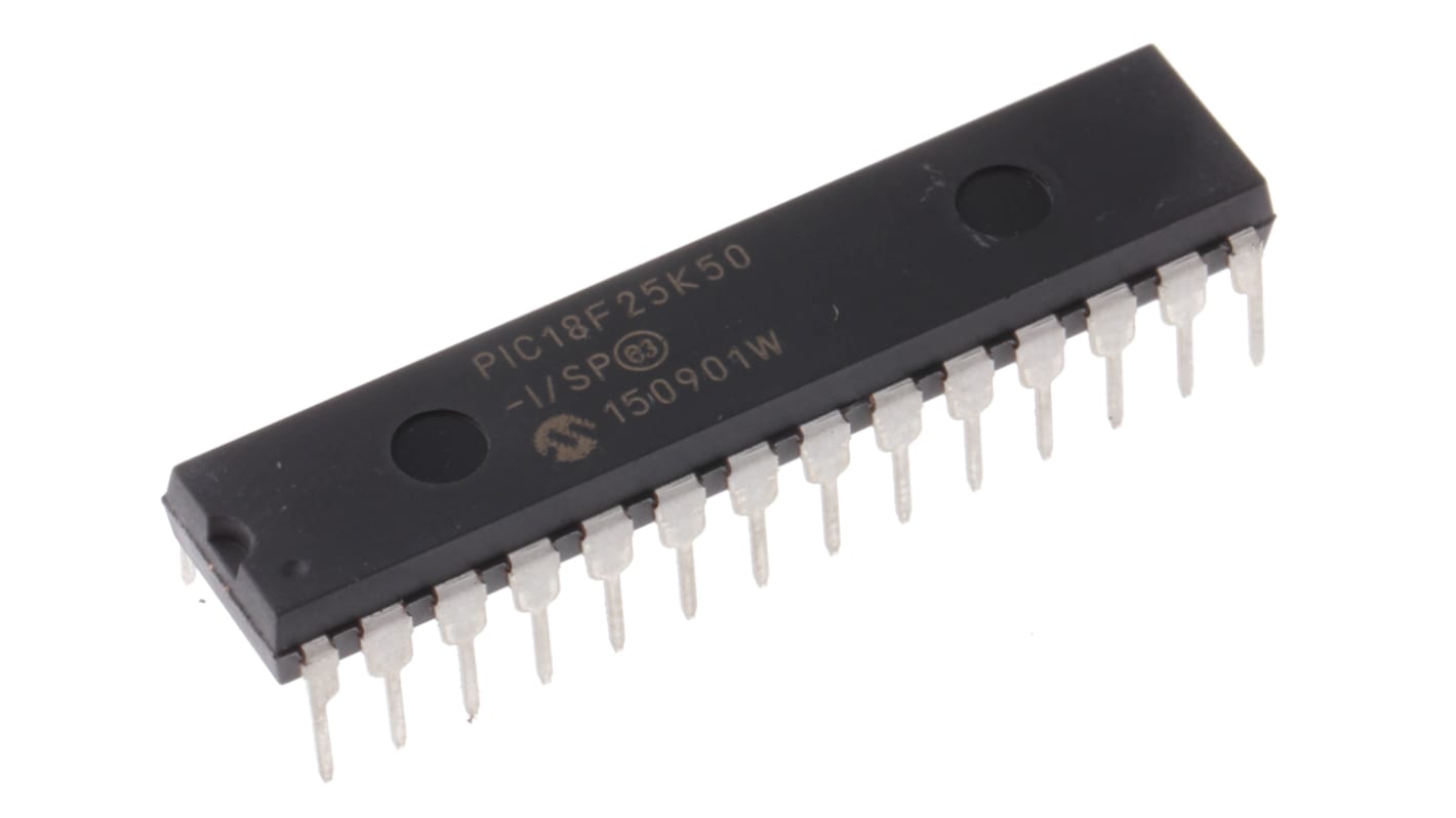 Microchip PIC18F25K50-I/SP, 8bit PIC Microcontroller, PIC18F, 48MHz, 32 kB Flash, 28-Pin SPDIP