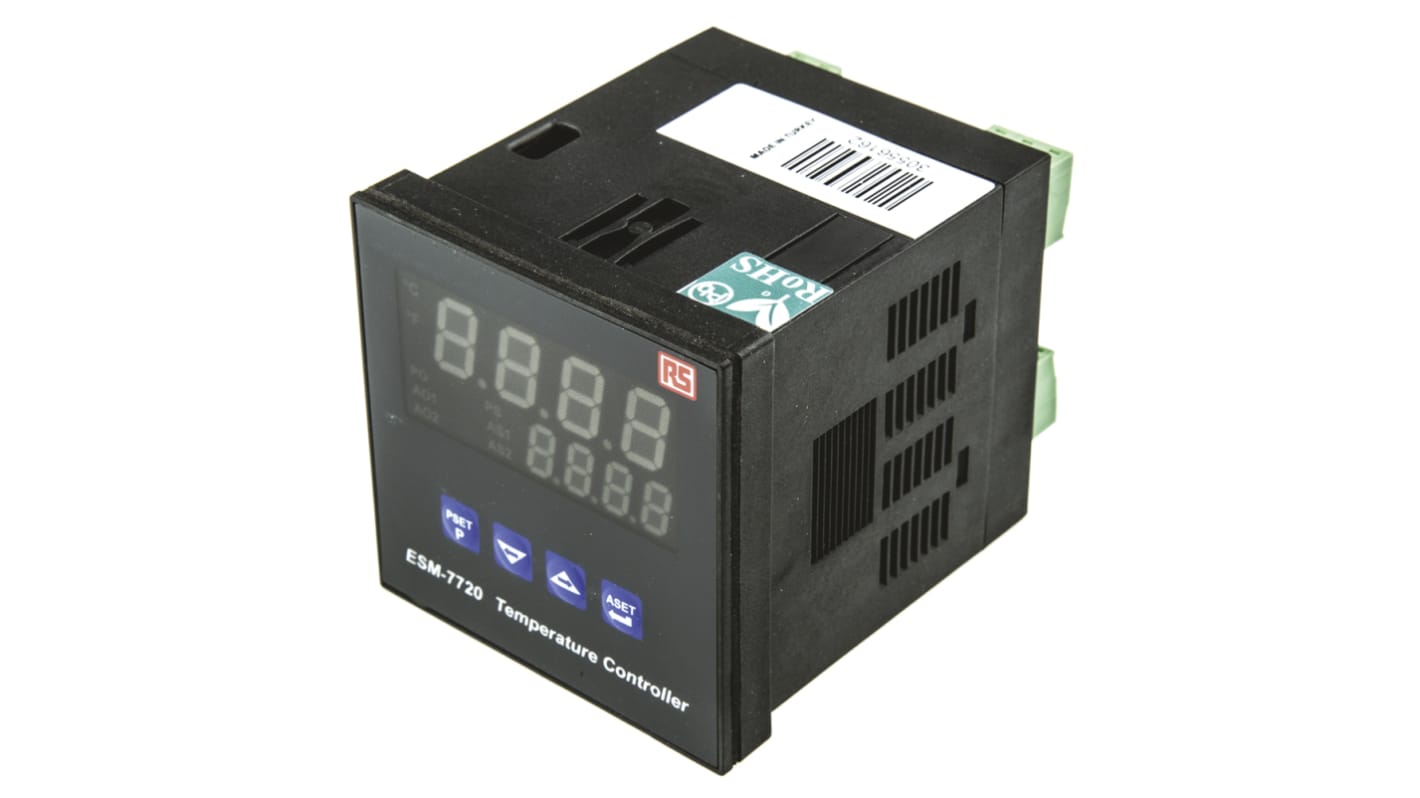 Rs-Online Termoregolatori PID RS PRO 24 V ca / cc 72 x 72mm 3 uscite SSR