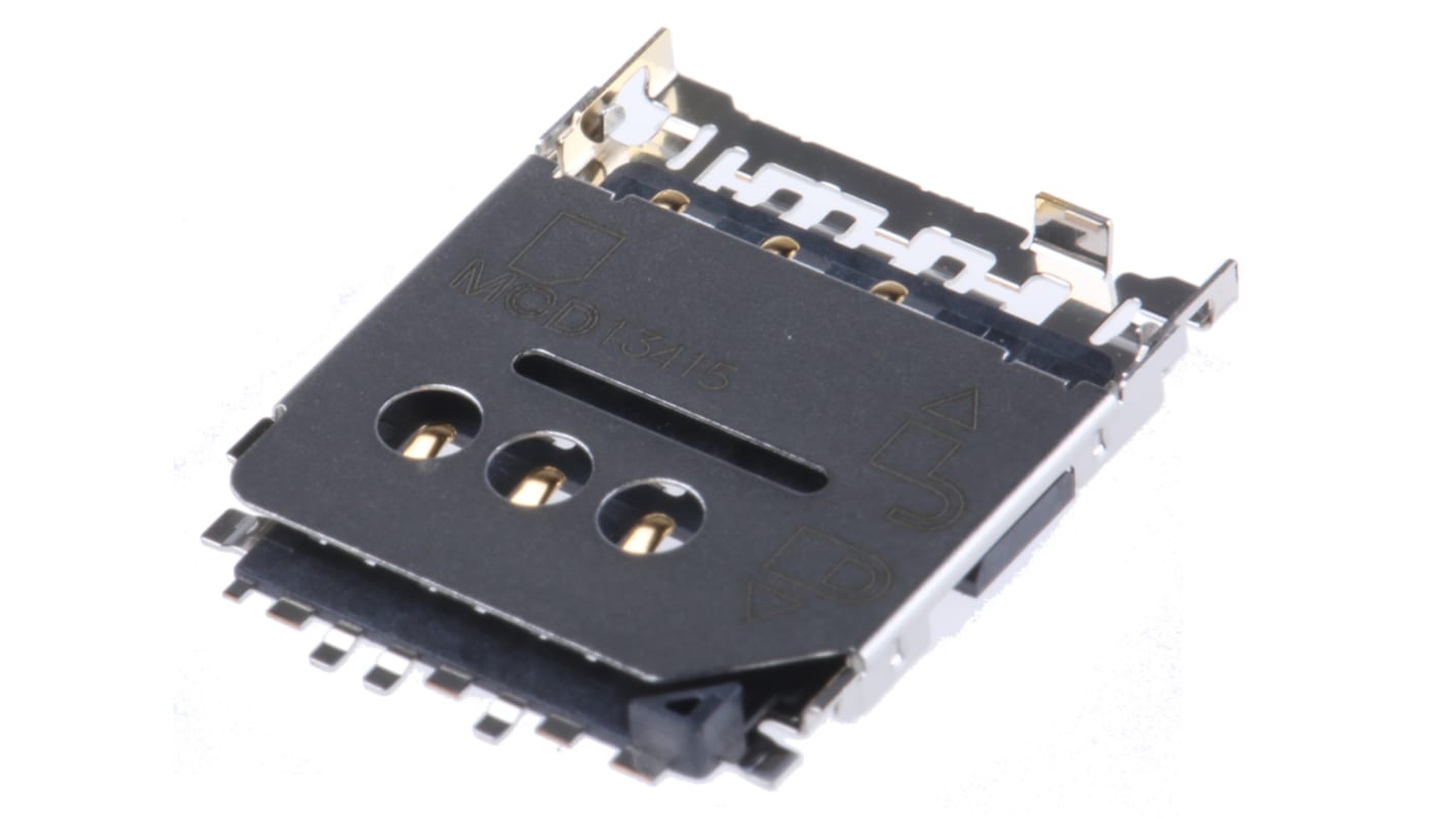 Molex, 78800 Hinged Micro Memory Card Connector With SMT Termination