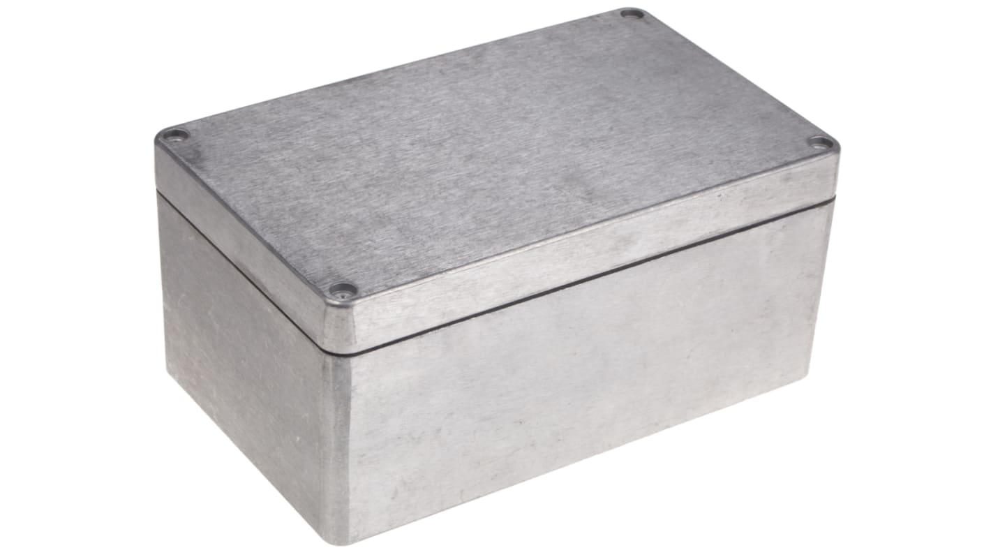 Boîtier Deltron 486 en Aluminium, 260 x 160 x 120mm, Argent IP68, Blindé